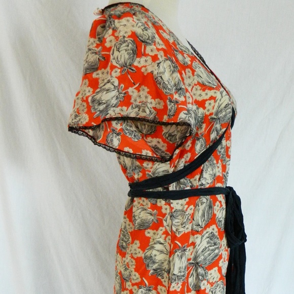 Anthropologie Vintage Maeve Chinaberry Silk Dress - Picture 5 of 8